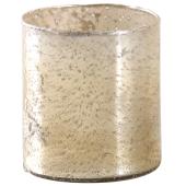 Photo DBO2880V : Antique glass candle holder