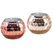 Photo DBO3150V : Ball candle holder in stained glass