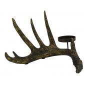 Photo DBO3830 : Polyresin candle holder deer antler