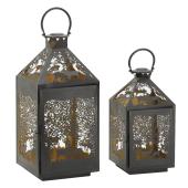 Photo DBO425S : Black metal lanterns