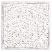 Photo DMU1780 : White wall decor Mandala - small size