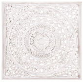 Photo DMU1790 : White wall decor Mandala - big size