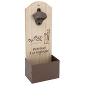 Photo DMU2630 : Bottle opener made of MDF and metal.