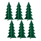 Photo DNO205S : Set of 6 felt Christmas trees