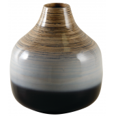 Photo DVA1660 : Ball black and white bamboo vase