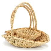 Photo FCO159S : White willow baskets with handle