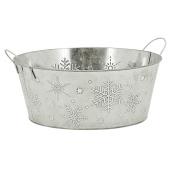 Photo GCO4180 : Galvanized metal basket Christmas Tree