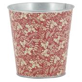 Photo GCP2280 : Metal floral containers with holly design