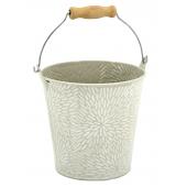 Photo GSE1560 : Lacquered embossed metal basket