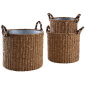 Photo JCP391S : Round seagrass pot covers