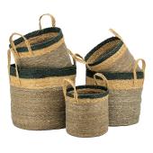 Photo JCP460S : Brown rush pot covers