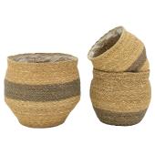 Photo JCP461S : Brown rush pot covers