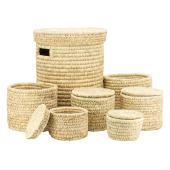 Photo KLI381S : 1 panier à linge + 2 corbeilles + 4 boites