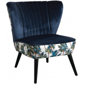 Photo MFA3080C : Fauteuil en velours et coton