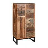 Photo NCM3500 : High recycled wood and metal chest of drawers
