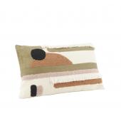 Photo NCO2650 : Cotton cushion with abstract design