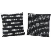 Photo NCO270S : Cotton cushions with graphic pattern