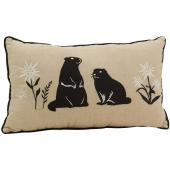 Photo NCO3180 : Coussin en lin et coton