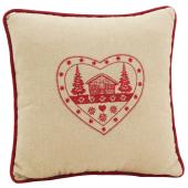 Photo NCO3230 : Coussin en lin et coton