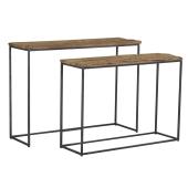 Photo NCS164S : Set of 2 console tables