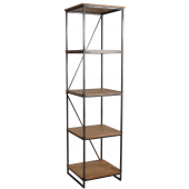 Photo NET2400 : Metal and wooden shelf