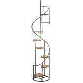 Photo NET2700 : Wooden and metal scale shelf