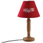 Photo NLA2260 : Lampe en bois edelweiss