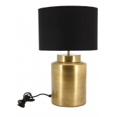 Photo NLA2560 : Brushed metal table lamp