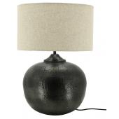 Photo NLA2930 : Cotton and metal round table lamp