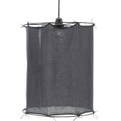 Photo NLA3440 : Charcoal black cotton lampshade