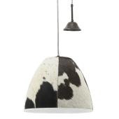 Photo NLA3550 : Hanging lamp in cow skin
