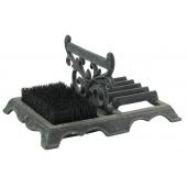 Photo NPA1420 : Gratte-pieds + brosse en fonte et coco