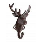 Photo NPT1490 : Cast iron deer head peg