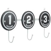 Photo NPT1780 : MDF and metal coat rack