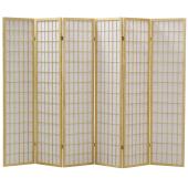 Photo NPV1710 : Pine wood and paper rice floor screen