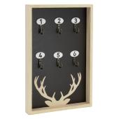 Photo NRA1510 : Wall-mounted key holder made of MDF
