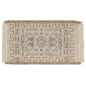 Photo NTA2400 : Tapis en jute et coton