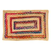 Photo NTA2760 : Jute and cotton rug