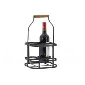 Photo PBO1802 : Metal basket for 4 bottles