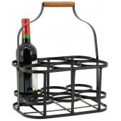 Photo PBO1803 : Metal basket for 6 bottles