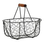 Photo PEN1760 : Panier en grillage vieilli