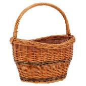 Photo PMA1290 : Panier à provisions en osier buff