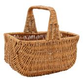 Photo PMA2231 : Buff willow basket with handle