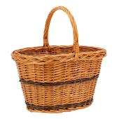 Photo PMA4020 : Buff willow basket with handle