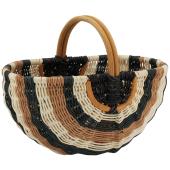 Photo PMA5141 : Panier en corde et rotin