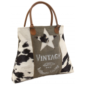 Photo SFA3420C : Cowskin and cotton bag Vintage