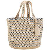 Photo SFA4040 : Sac en jute Indi avec pompon