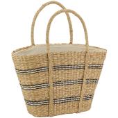 Photo SFA4520C : Sac en jonc de mer et coton.