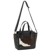 Photo SFA4570C : Leather and cowhide bag