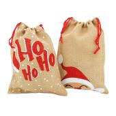 Photo SNO1140 : Jute Christmas bag